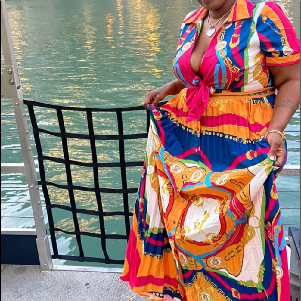 Vibrant dress